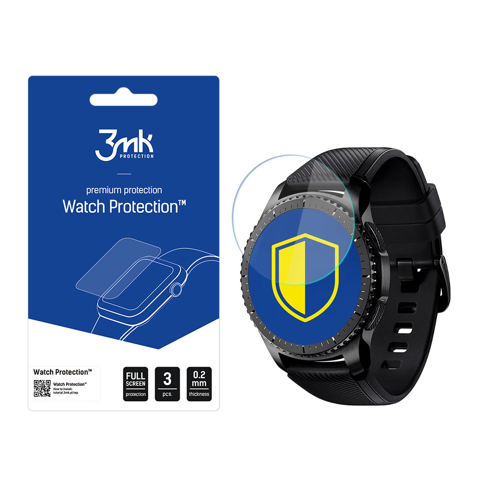 Samsung Gear S3 2021 – 3mk Watch Protection ARC älykellon näytönsuoja