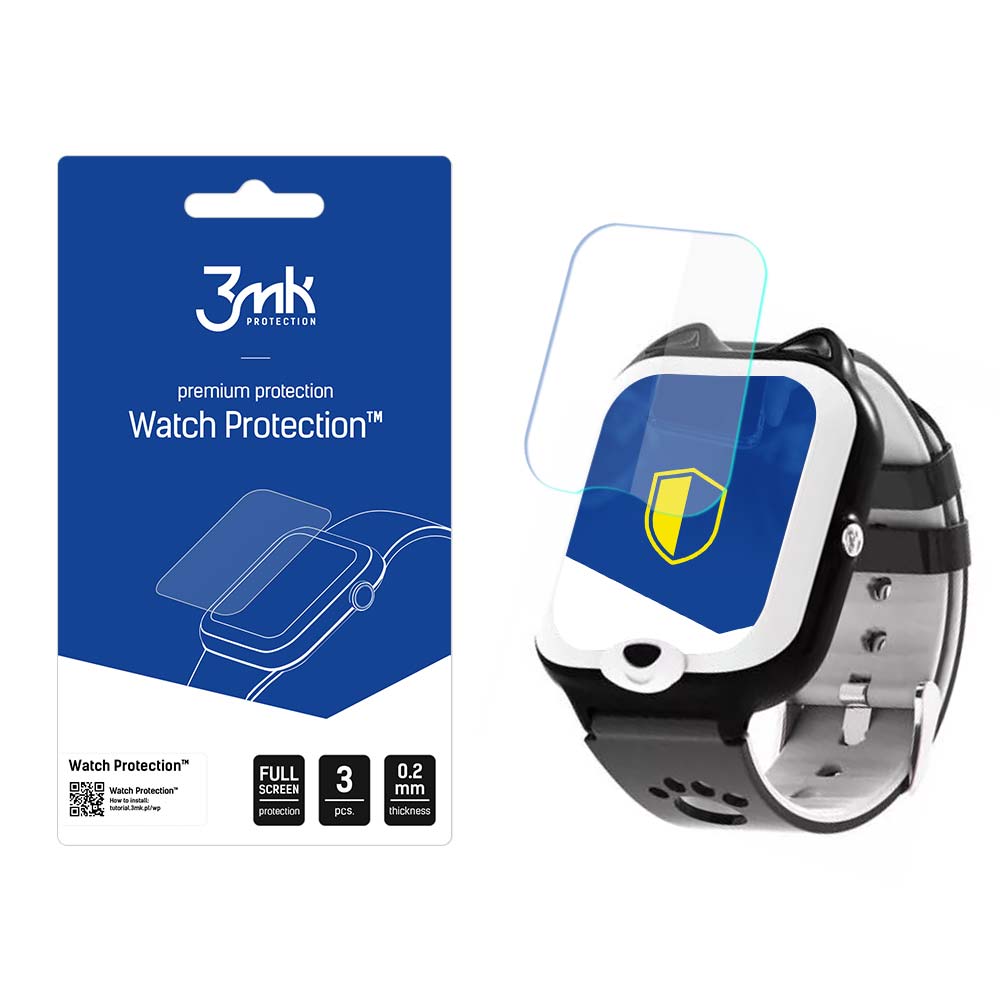 Garett Kids Funky 4G – 3mk Watch Protection FlexibleGlass älykellon näytönsuoja