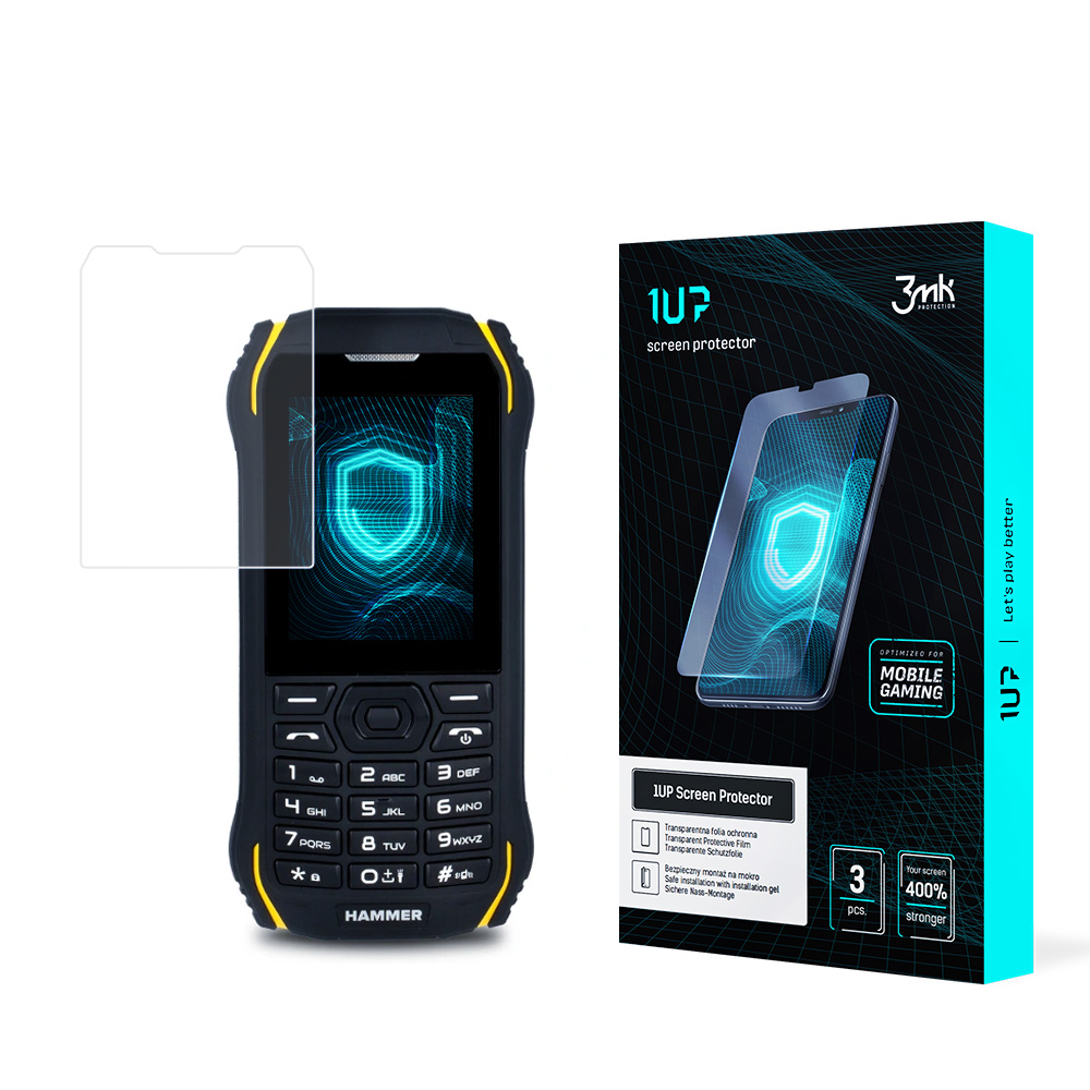 MyPhone Hammer Delta – 3mk 1UP puhelimen näytönsuoja