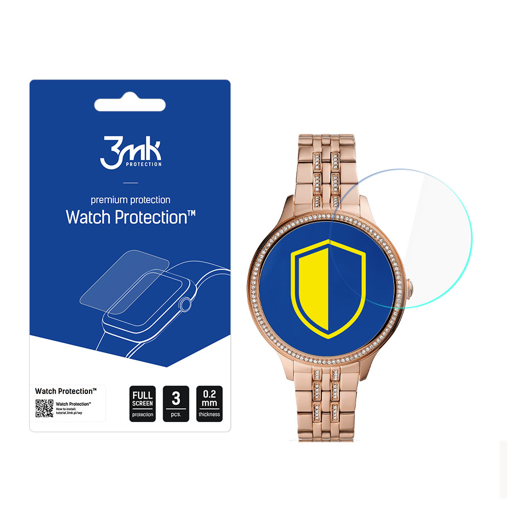 Fossil Gen 5E – 3mk Watch Protection FlexibleGlass älykellon näytönsuoja