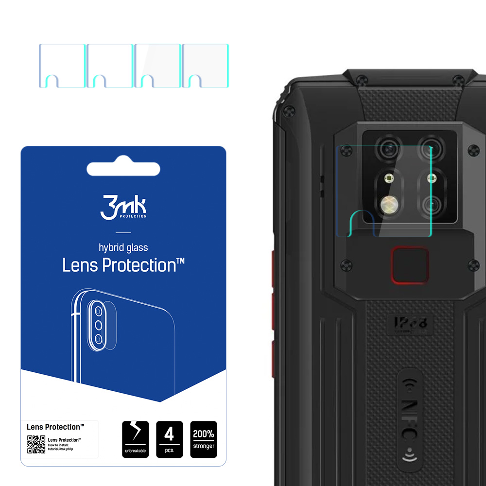 Oukitel WP7 – 3mk Lens Protection kameran linssinsuoja