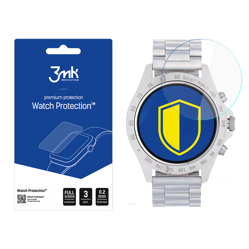 Garett V8 RT – 3mk Watch Protection FlexibleGlass älykellon näytönsuoja