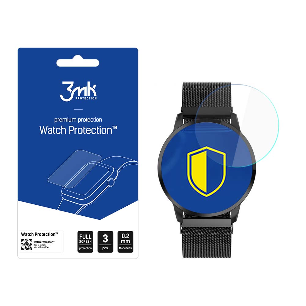 Media-Tech Active-Band Geneva – 3mk Watch Protection ARC älykellon näytönsuoja