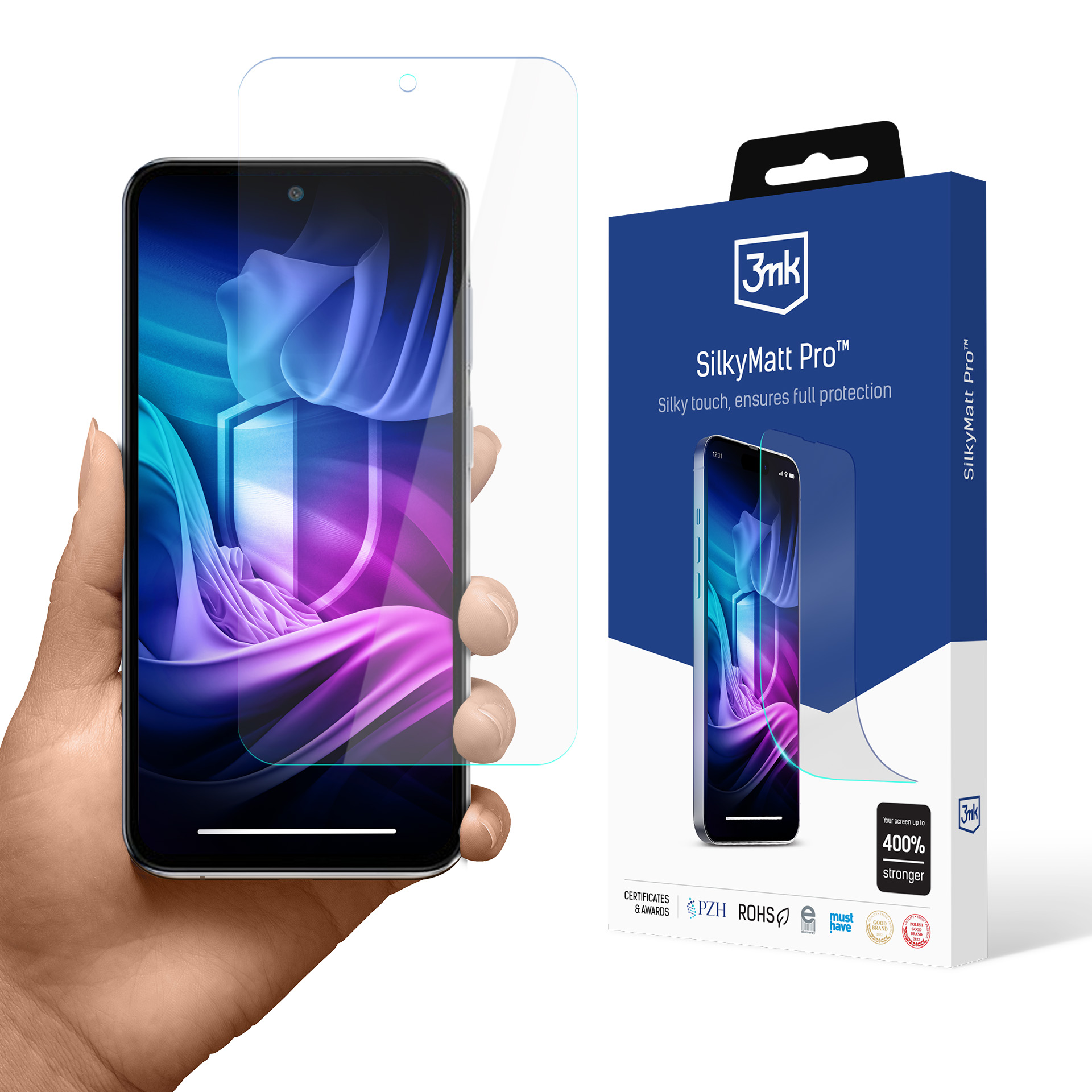 Samsung Galaxy M35 – 3mk Silky Matt Pro puhelimen näytönsuoja