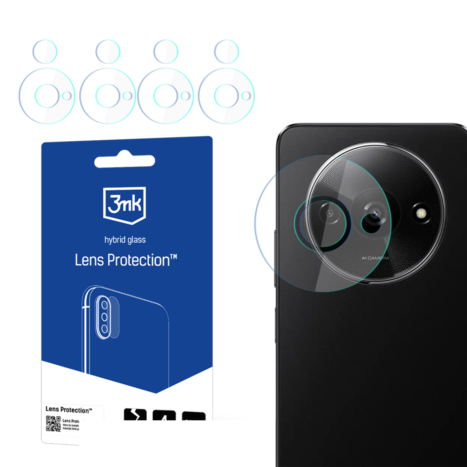 3mk Lens Protection hybridikameralasi Xiaomi Redmi A3
