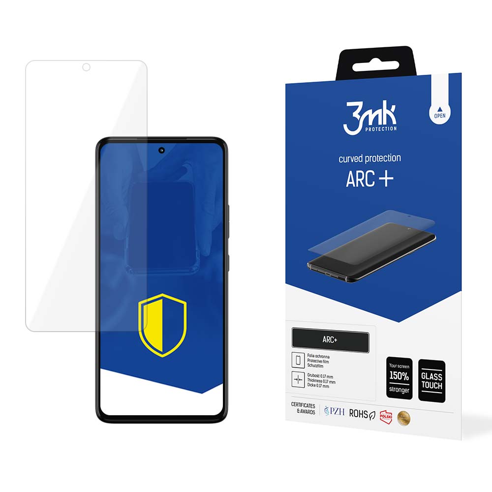 Motorola Moto G72 – 3mk ARC+ puhelimen näytönsuoja