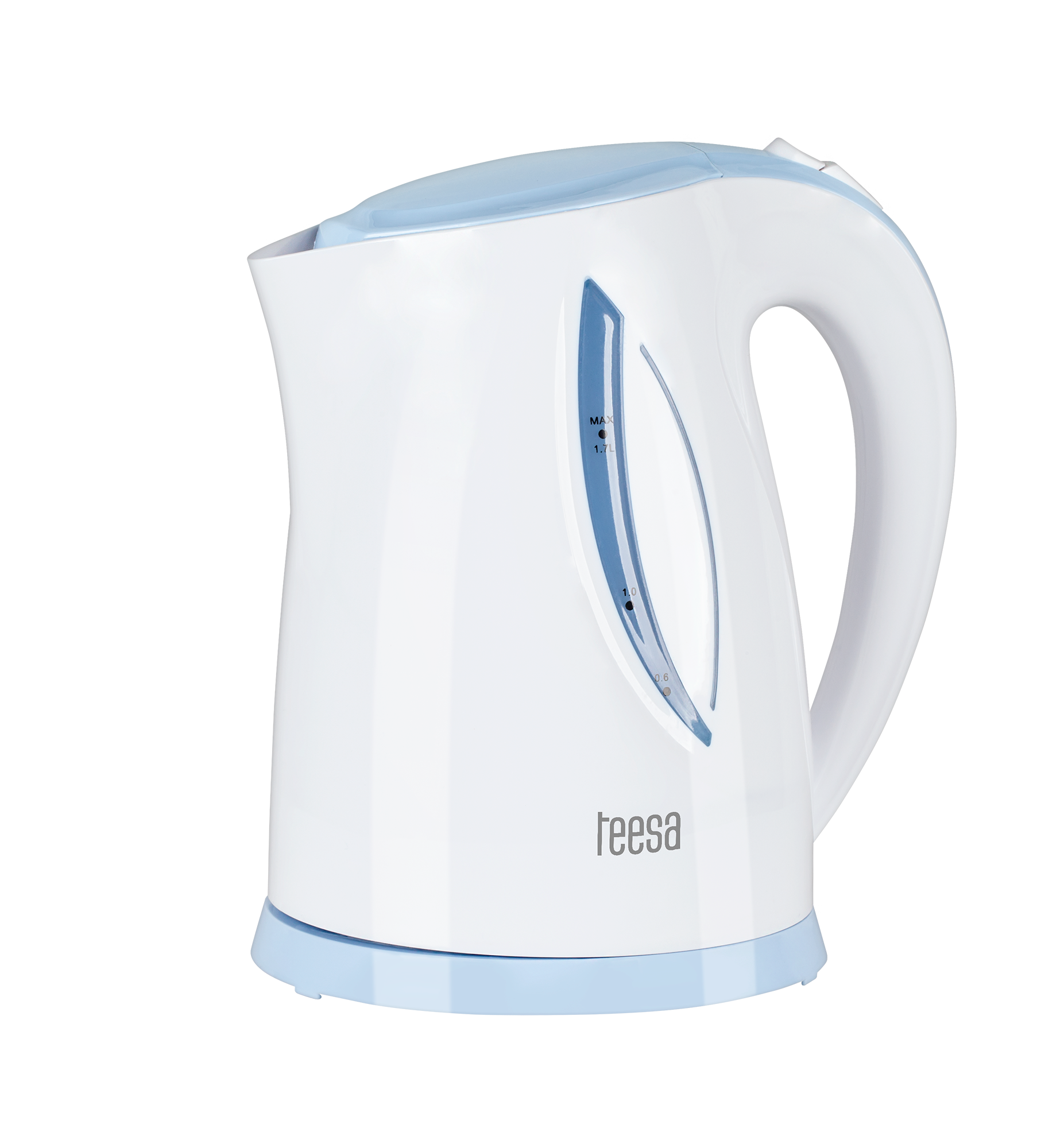 TEESA-vedenkeitin, 2200 W, 1,7 l, valkoinen