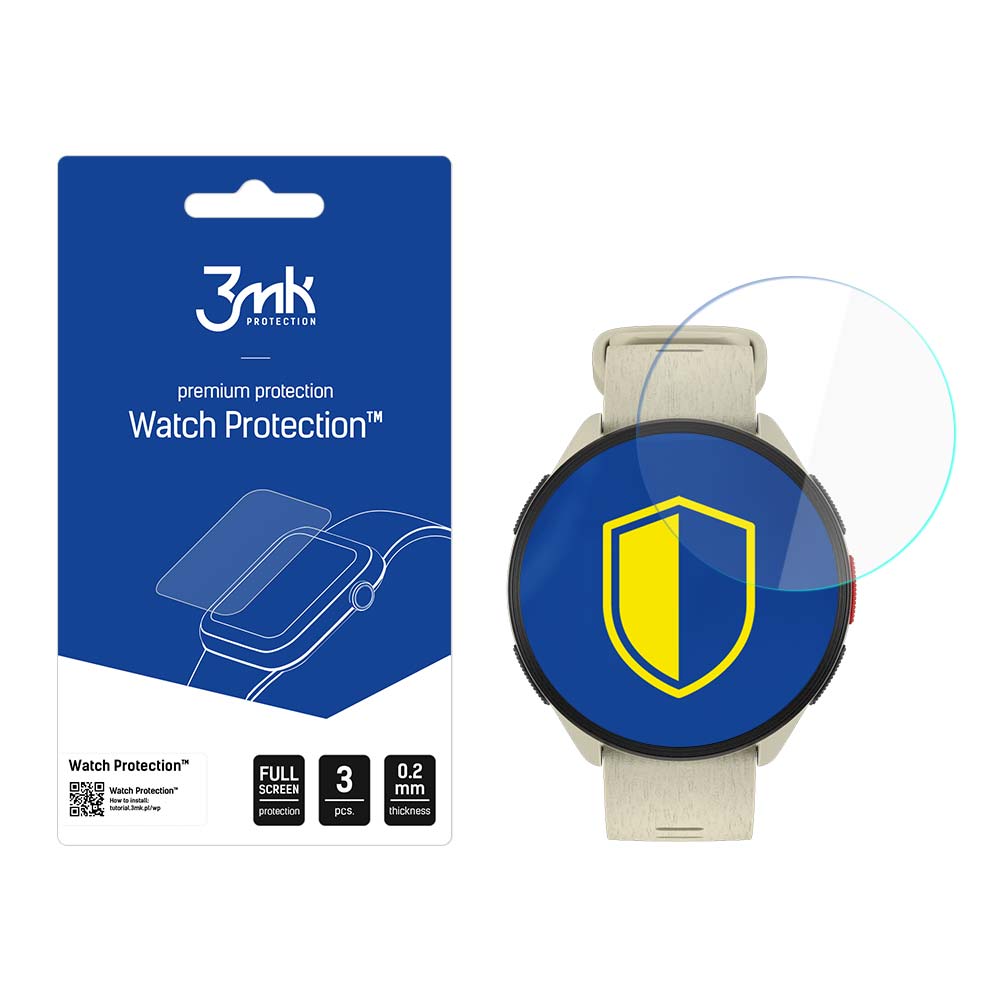 Polar Pacer – 3mk Watch Protection FlexibleGlass älykellon näytönsuoja