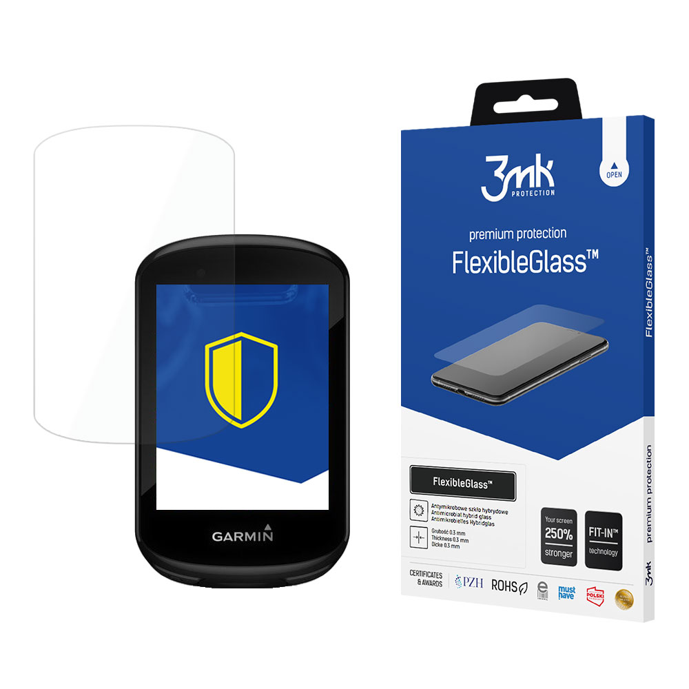 Garmin Edge 830 – 3mk FlexibleGlass älykellon näytönsuoja
