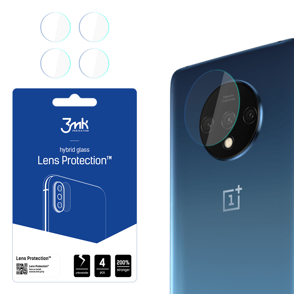 OnePlus 7T – 3mk Lens Protection kameran linssinsuoja