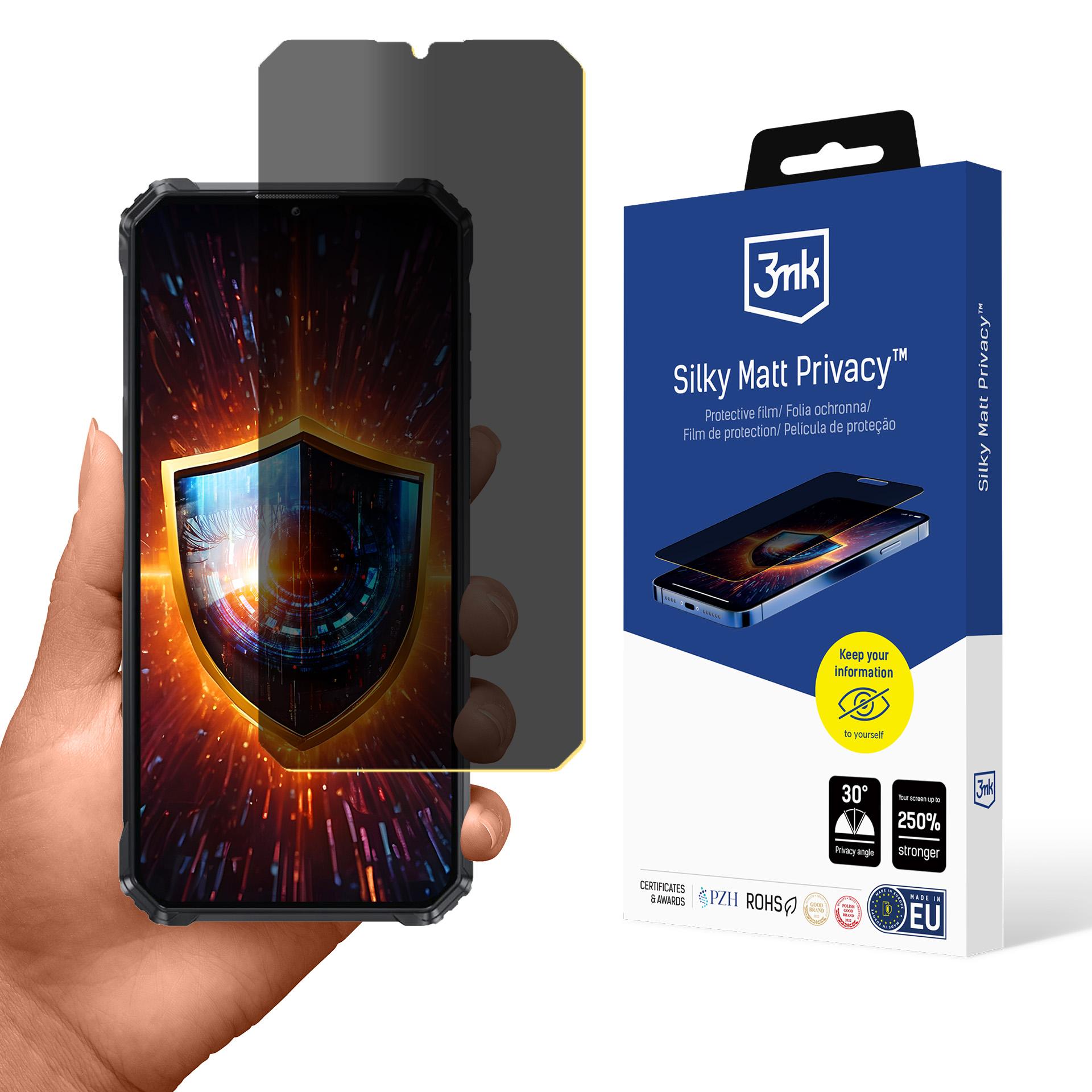 Oukitel WP36 Pro – 3mk Silky Matt Privacy tietosuojakalvo