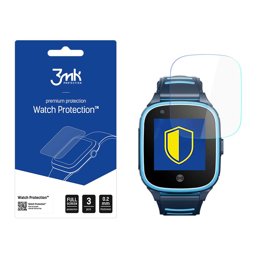 Forever Look Me 4G KW500 – 3mk Watch Protection FlexibleGlass älykellon näytönsuoja