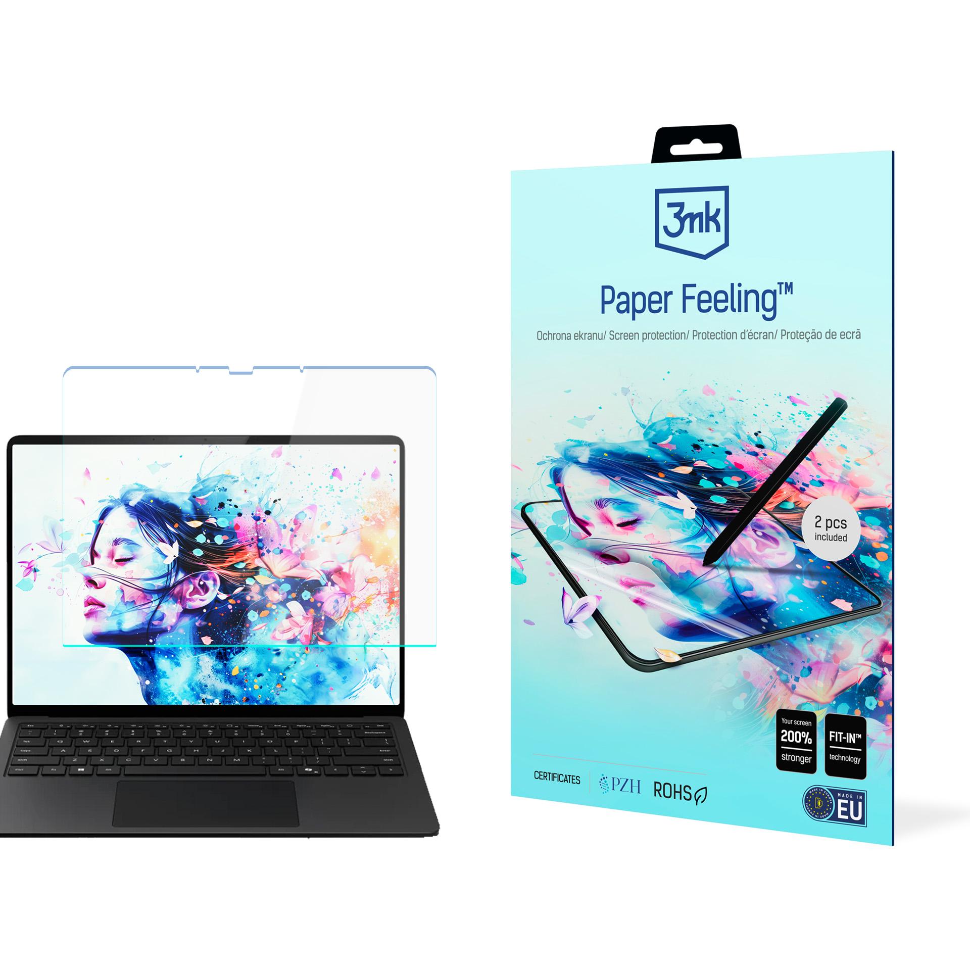 Microsoft Surface Laptop Copilot+ 13" – 3mk Paper Feeling (enintään 15") tietokoneen näytönsuoja