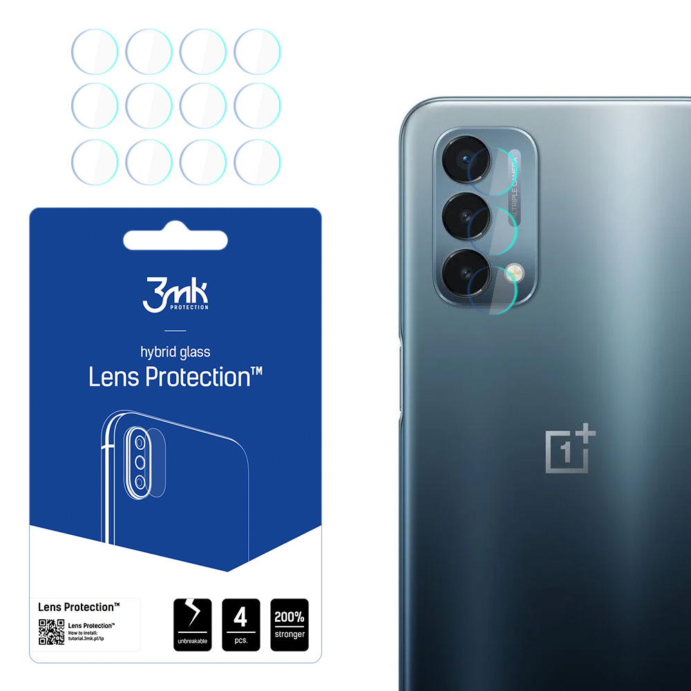 OnePlus Nord N200 5G – 3mk Lens Protection kameran linssinsuoja