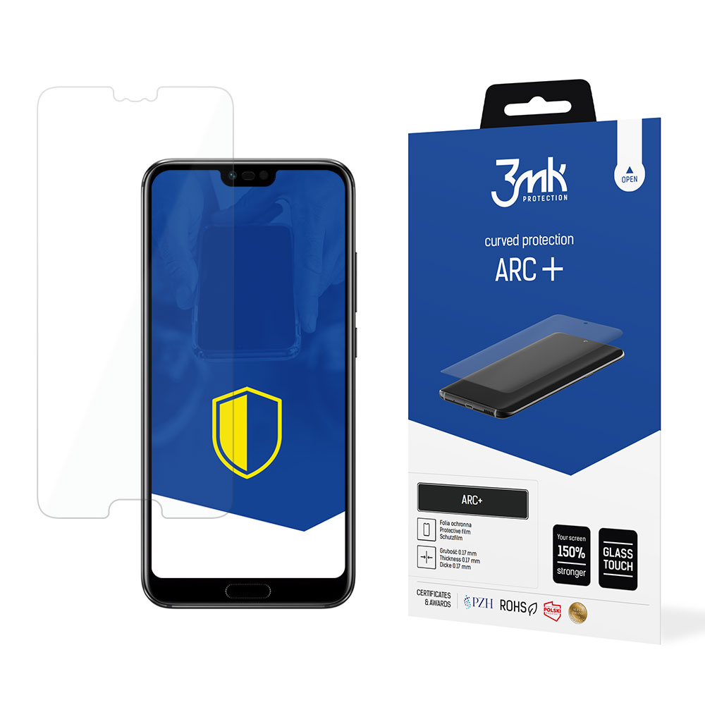 Honor 10 – 3mk ARC+ puhelimen näytönsuoja