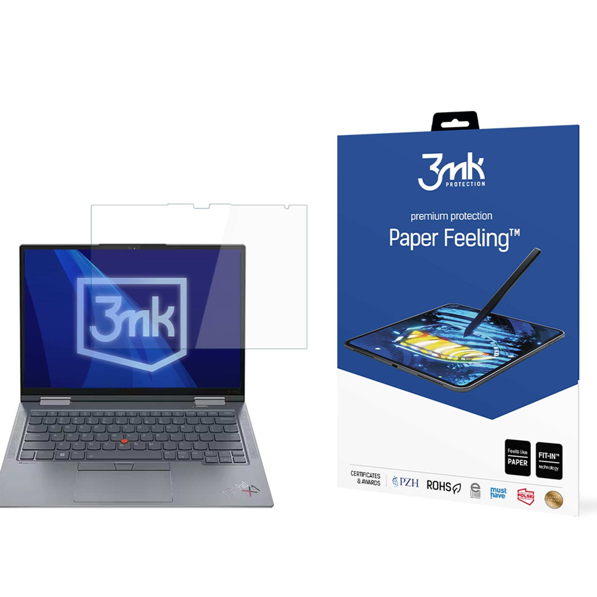 Lenovo ThinkPad X1 Yoga Gen 8 – 3mk Paper Feeling (enintään 15") tietokoneen näytönsuoja