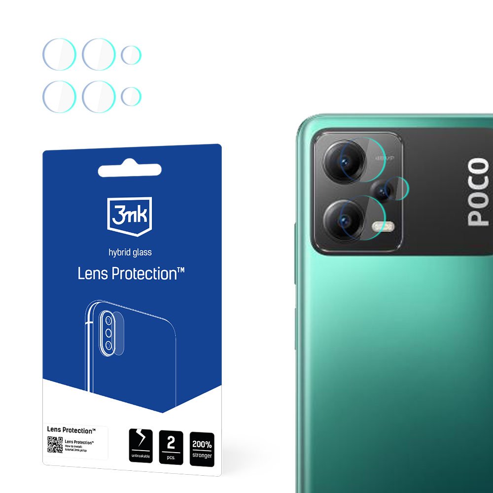 Poco X5 5G – 3mk Lens Protection kameran linssinsuoja