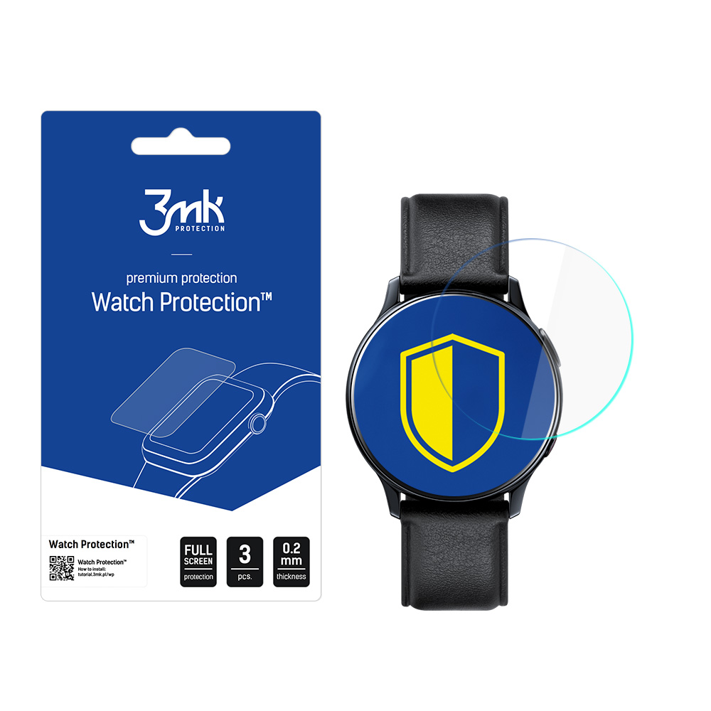 Samsung Watch Active2 40mm – 3mk Watch Protection ARC älykellon näytönsuoja