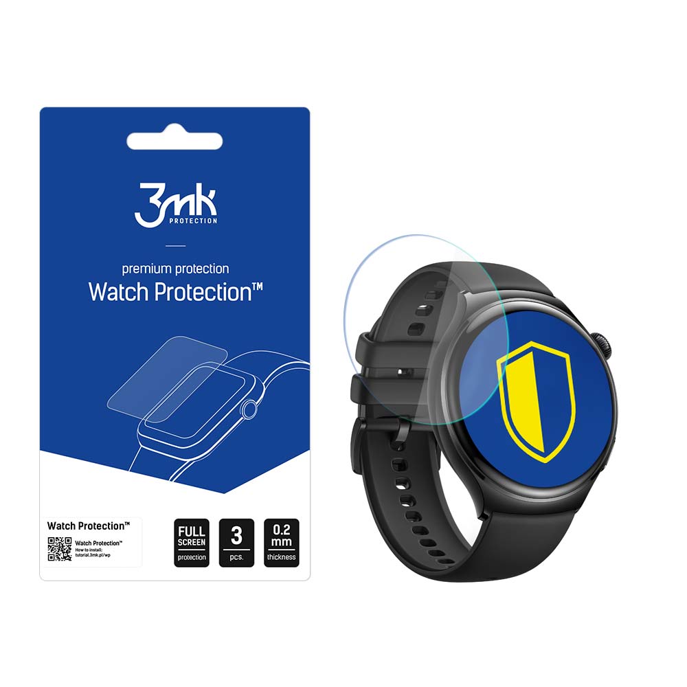 Huawei Watch 4 – 3mk Watch Protection ARC älykellon näytönsuoja