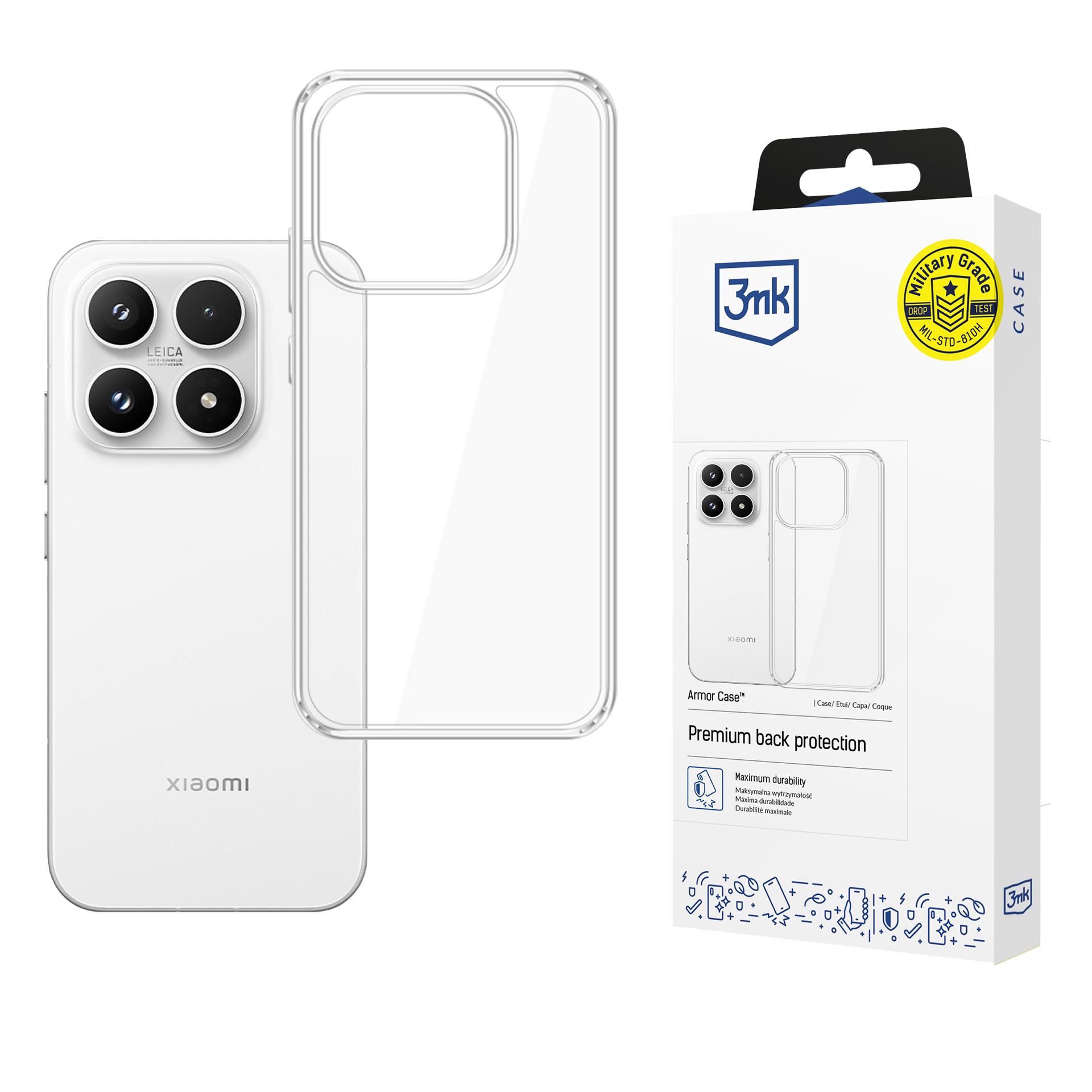 3mk Armor Case Suojakuori Xiaomi 17 -puhelimelle - läpinäkyvä