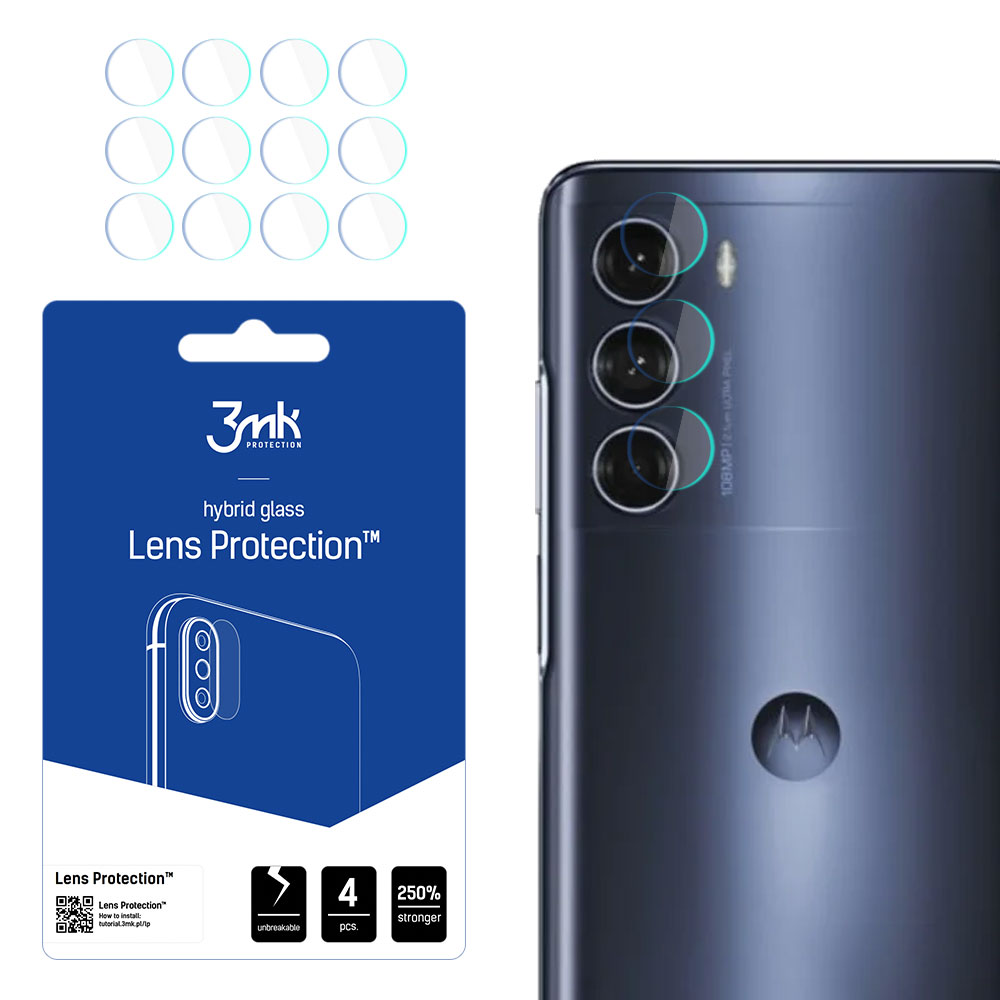 Motorola Moto G200 5G – 3mk Lens Protection kameran linssinsuoja