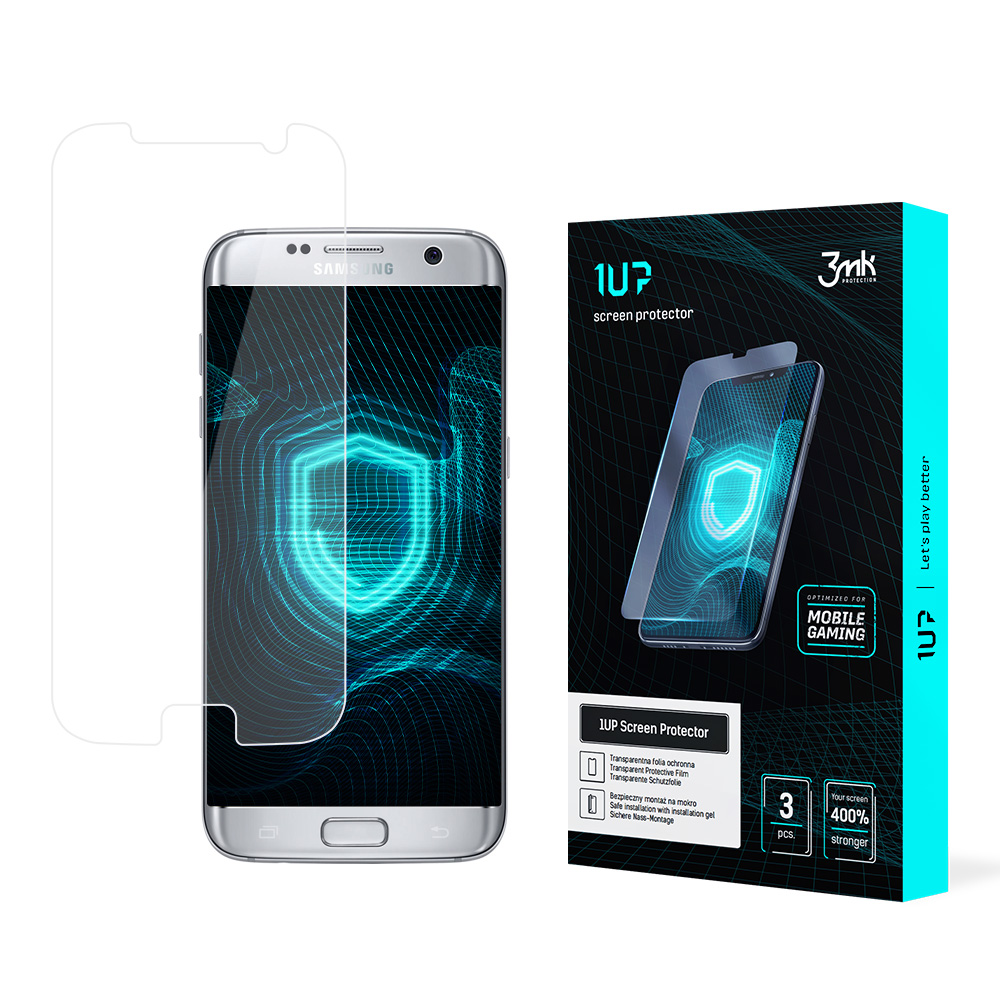 Samsung Galaxy S7 Edge – 3mk 1UP puhelimen näytönsuoja