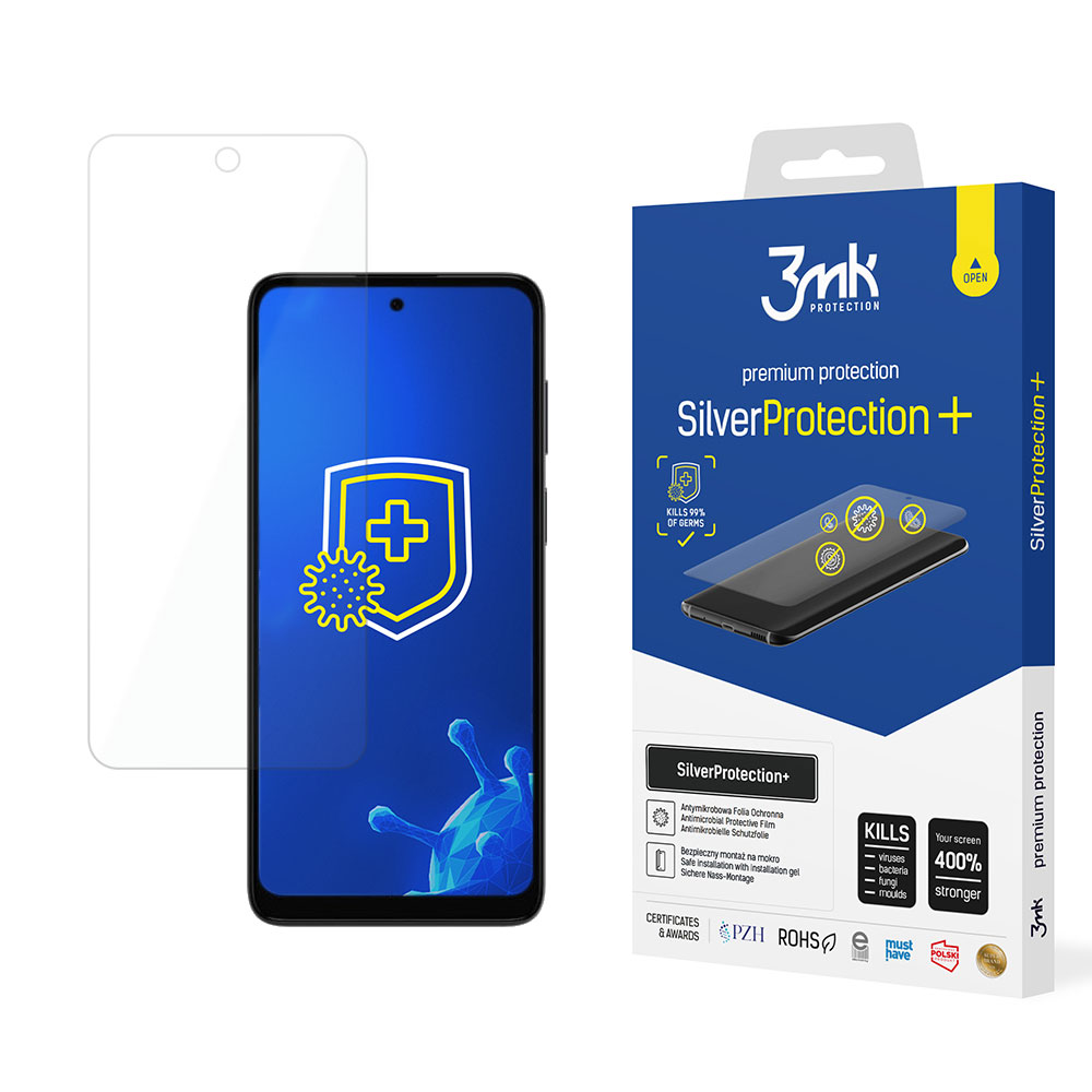 Antibakteerinen suojakalvo 3mk SilverProtection+ Motorola Moto G22:lle