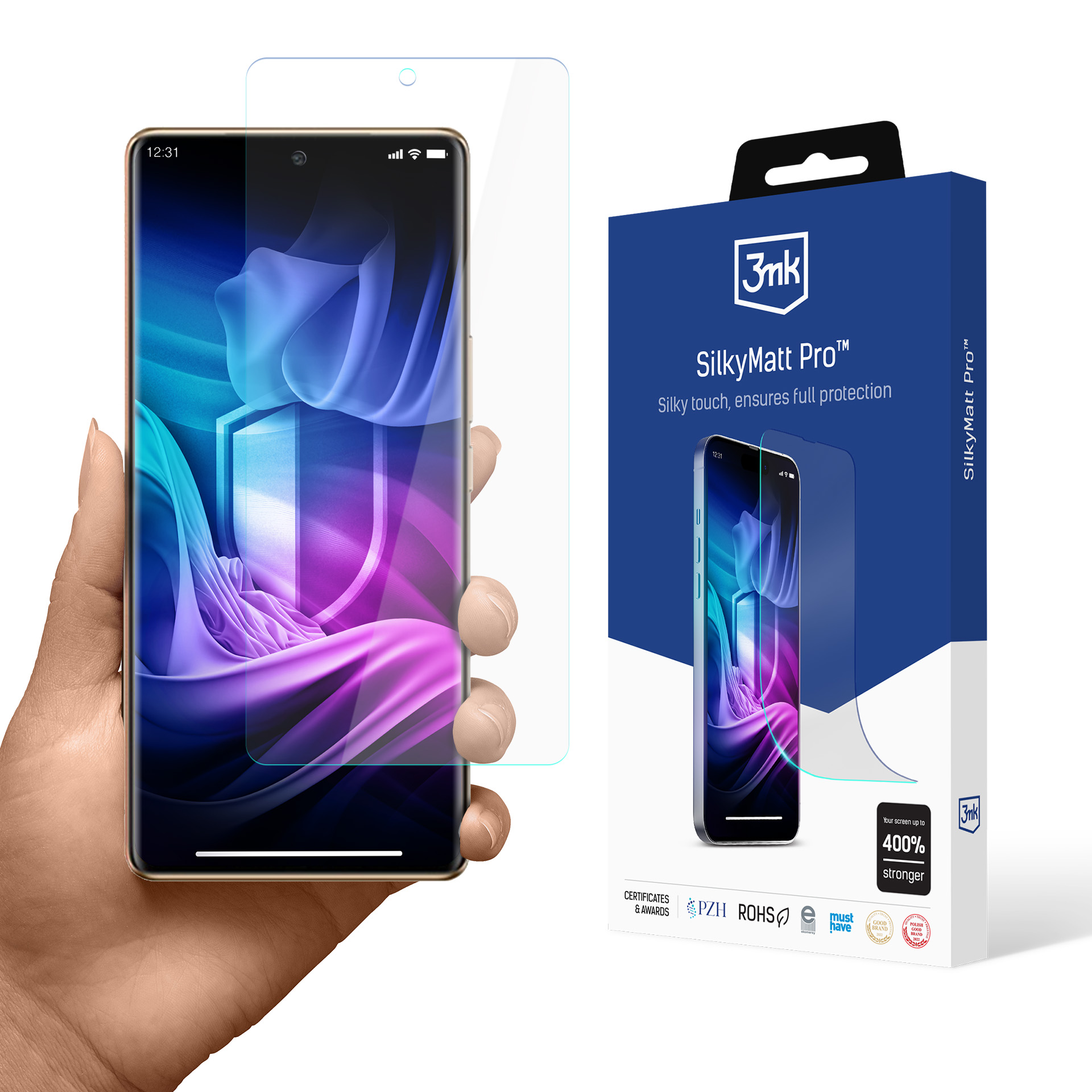 Vivo Y200 V2343A – 3mk Silky Matt Pro puhelimen näytönsuoja