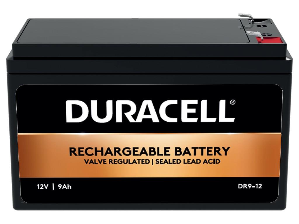 Duracell DR9-12 VRLA-akku, 12 V, 9 Ah