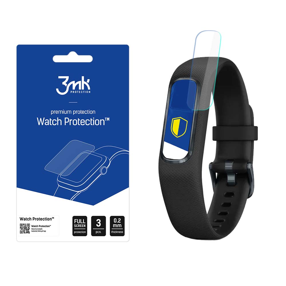 Garmin Vivosmart 4 – 3mk Watch Protection ARC älykellon näytönsuoja