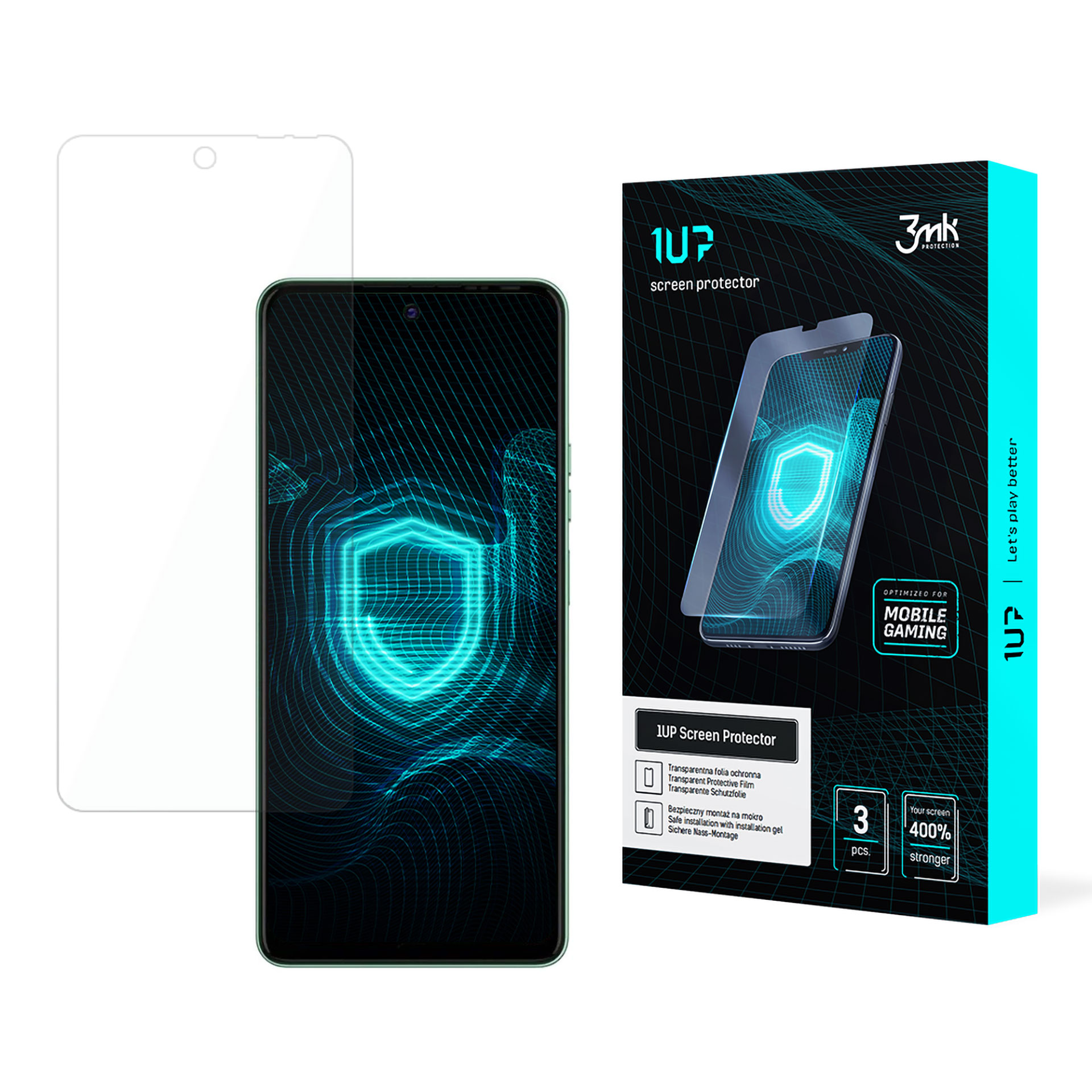 Tecno Pova 6 Neo – 3mk 1UP puhelimen näytönsuoja