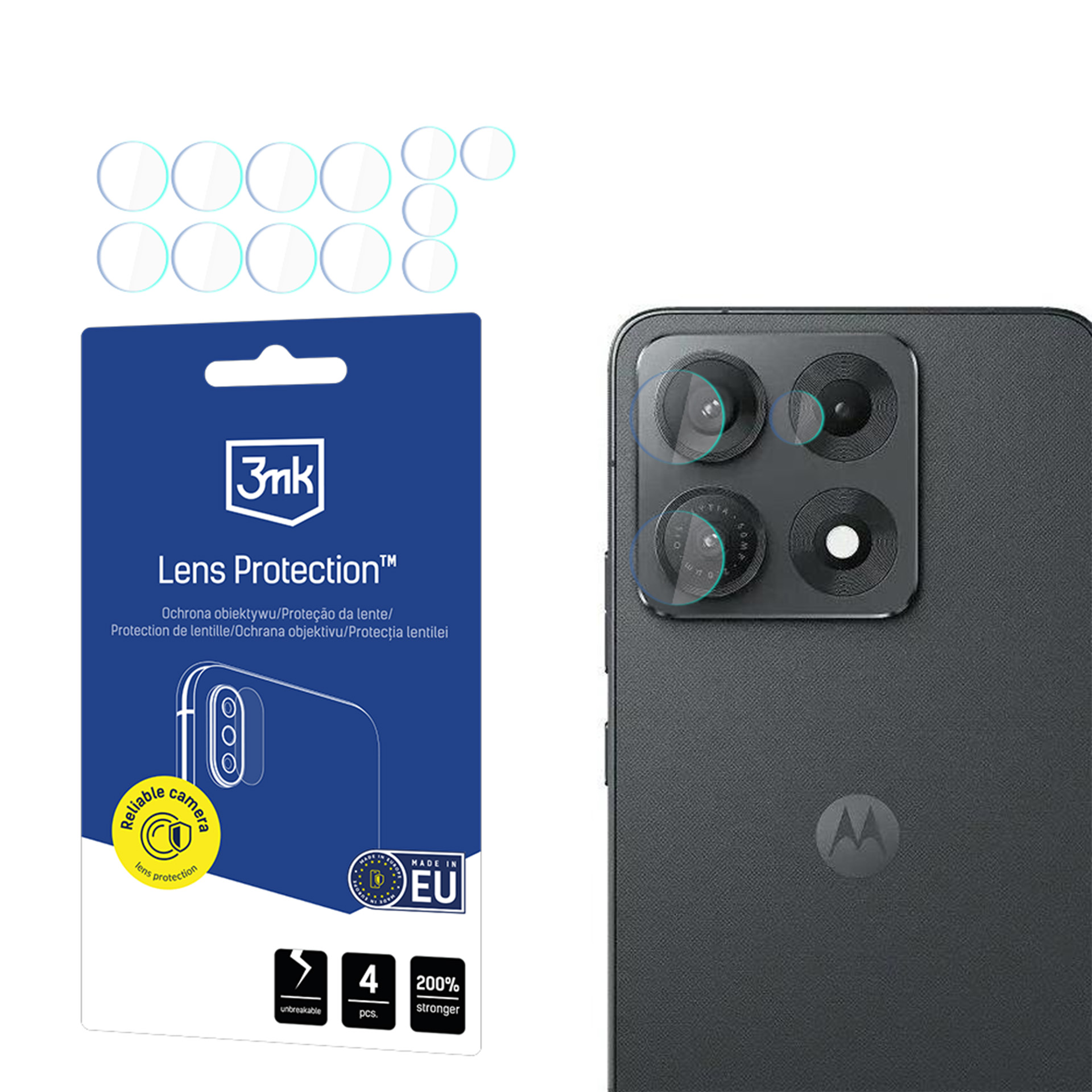 Motorola Edge 70 Max – 3mk Lens Protection kameran linssinsuoja