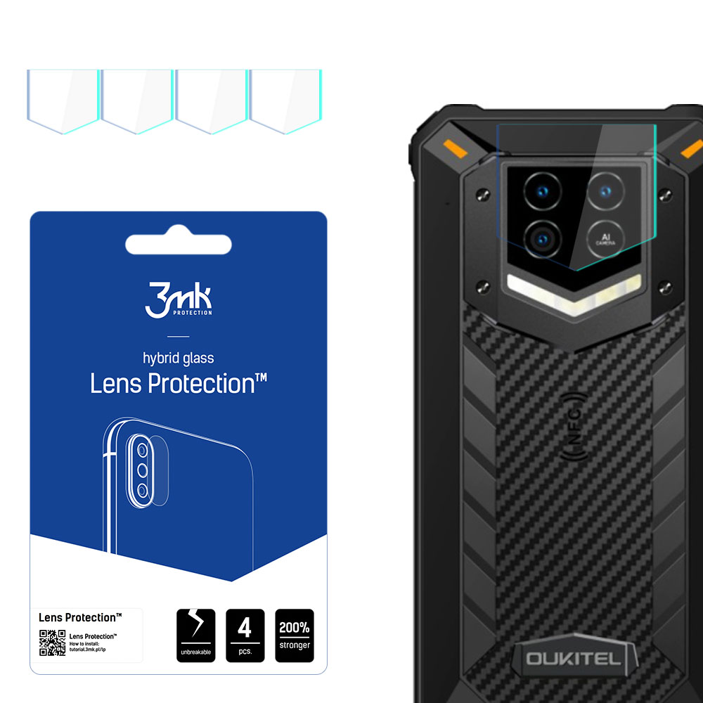Oukitel WP15 – 3mk Lens Protection kameran linssinsuoja
