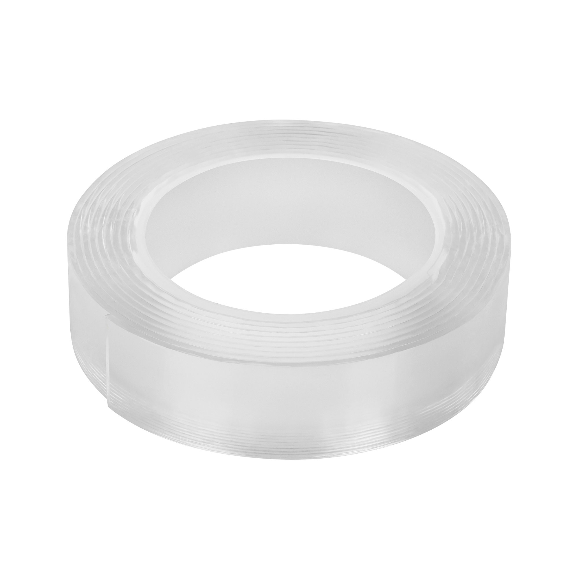 Rebel läpinäkyvä kaksipuolinen asennusteippi, 1 mm x 19 mm x 1,5 m