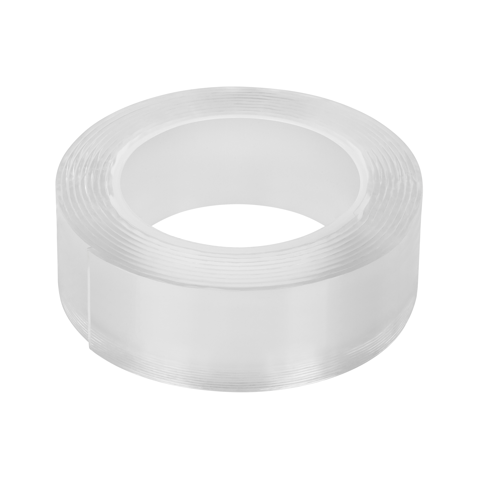 Rebel läpinäkyvä kaksipuolinen asennusteippi, 1 mm x 25 mm x 2 m