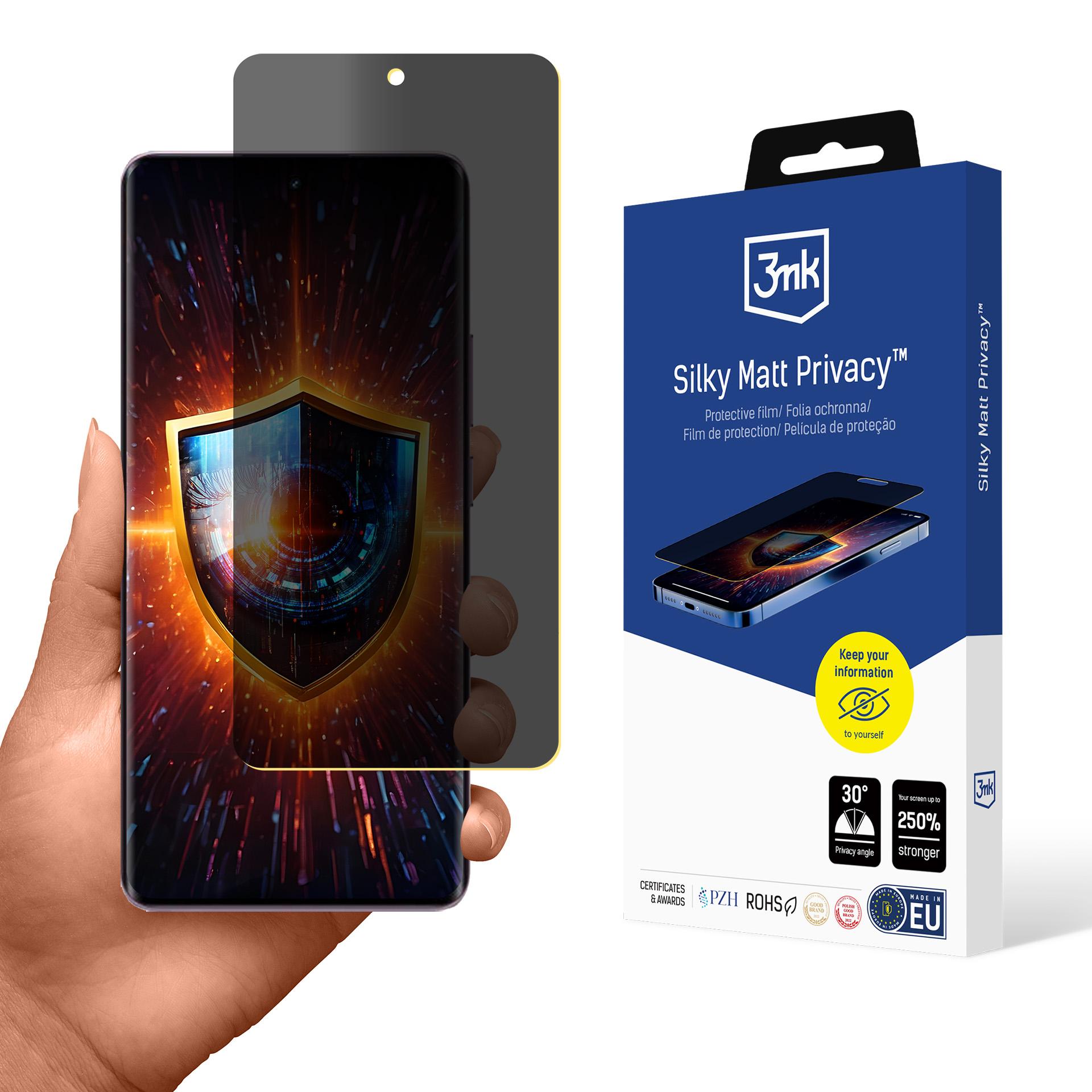 Realme 14 Pro – 3mk Silky Matt Privacy tietosuojakalvo