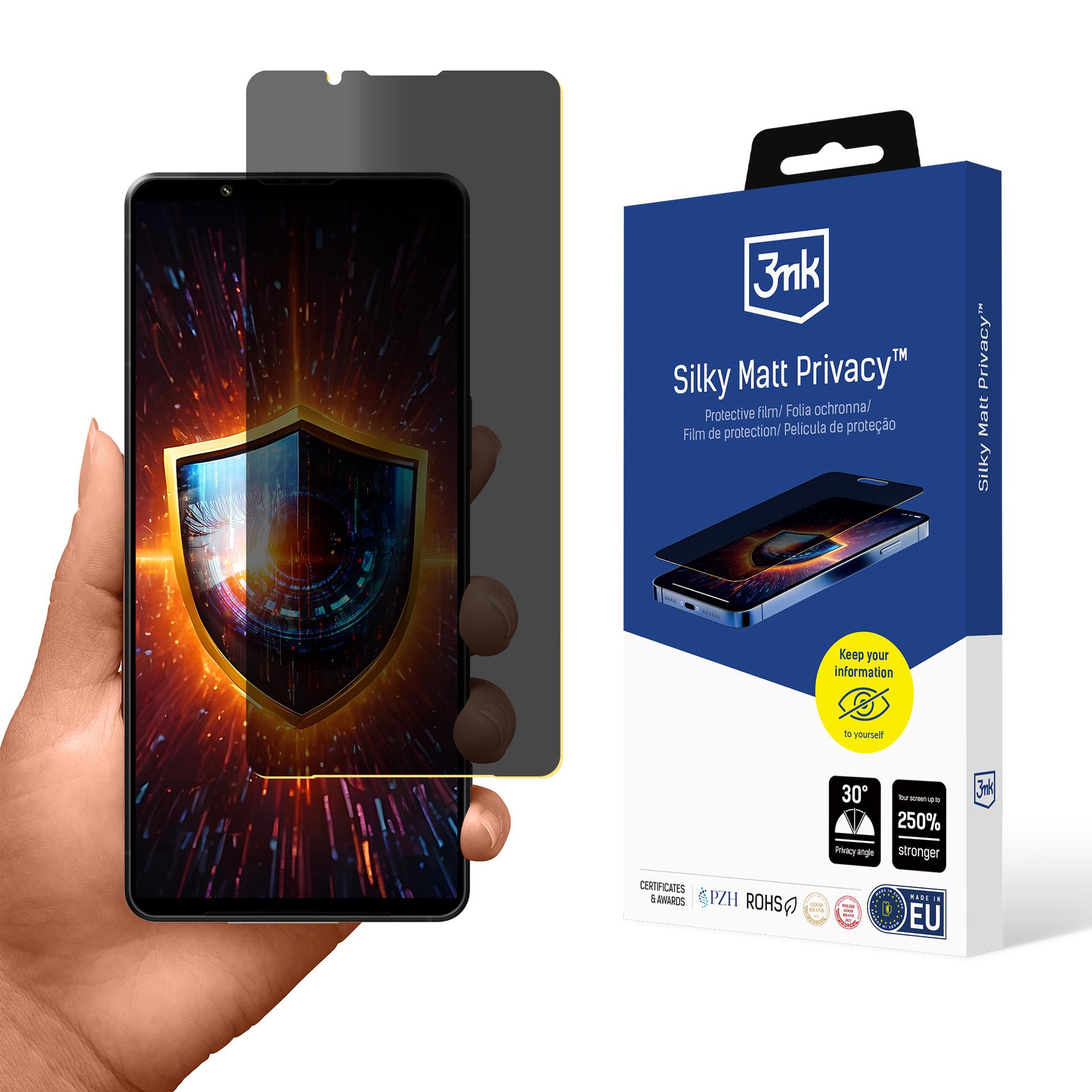 Sony Xperia 1 VII – 3mk Silky Matt Privacy tietosuojakalvo