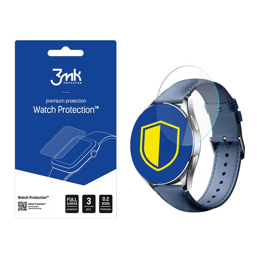 Xiaomi Watch S2 42mm – 3mk Watch Protection ARC älykellon näytönsuoja