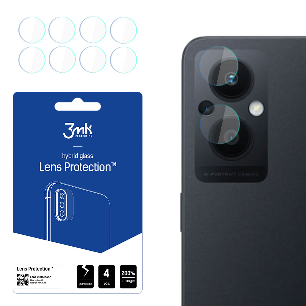 Oppo Reno 7 Z 5G – 3mk Lens Protection kameran linssinsuoja