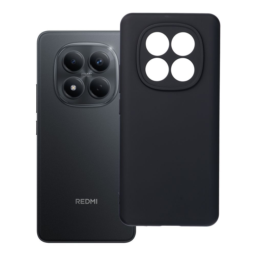 Suojakuori Xiaomi Redmi Note 15 5G silikoni - Musta