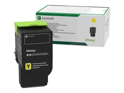Alkuperäinen Lexmark 78C20Y0 palautusohjelman värikasetti, keltainen