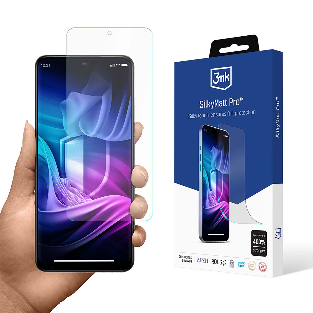 Redmi Note 12 Pro+ – 3mk Silky Matt Pro puhelimen näytönsuoja