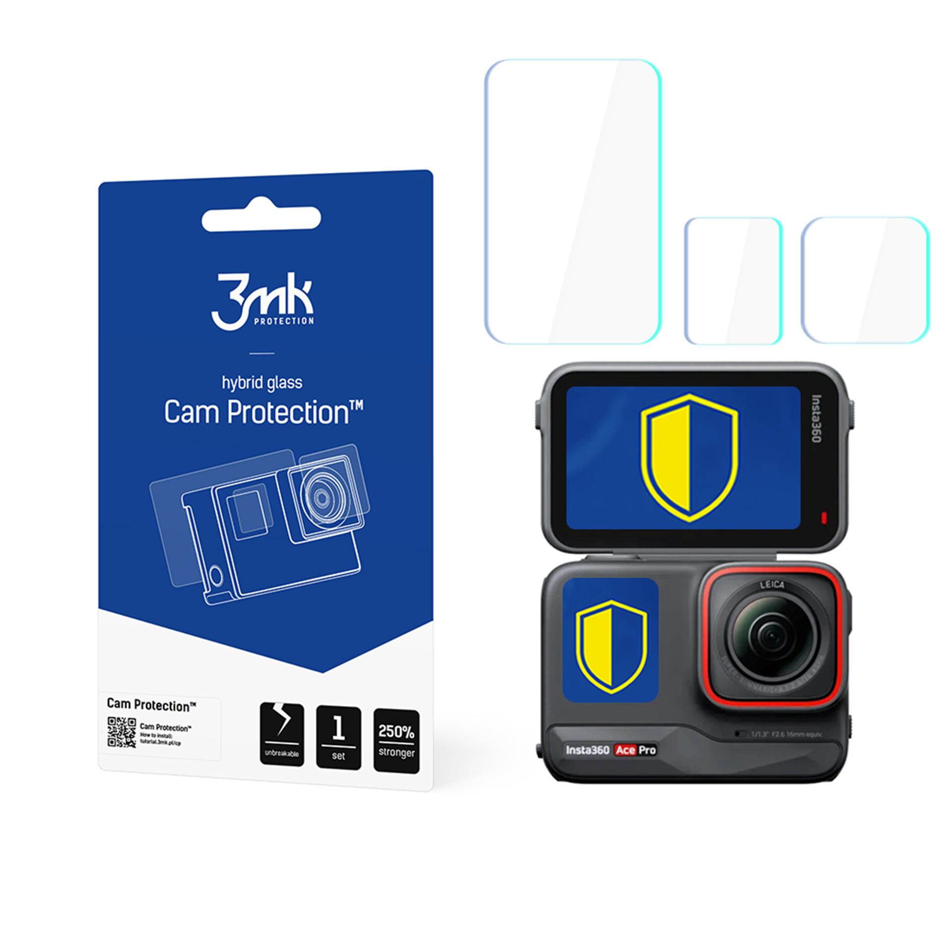 Insta360 Ace Pro – 3mk Cam Protection kameran näytönsuoja
