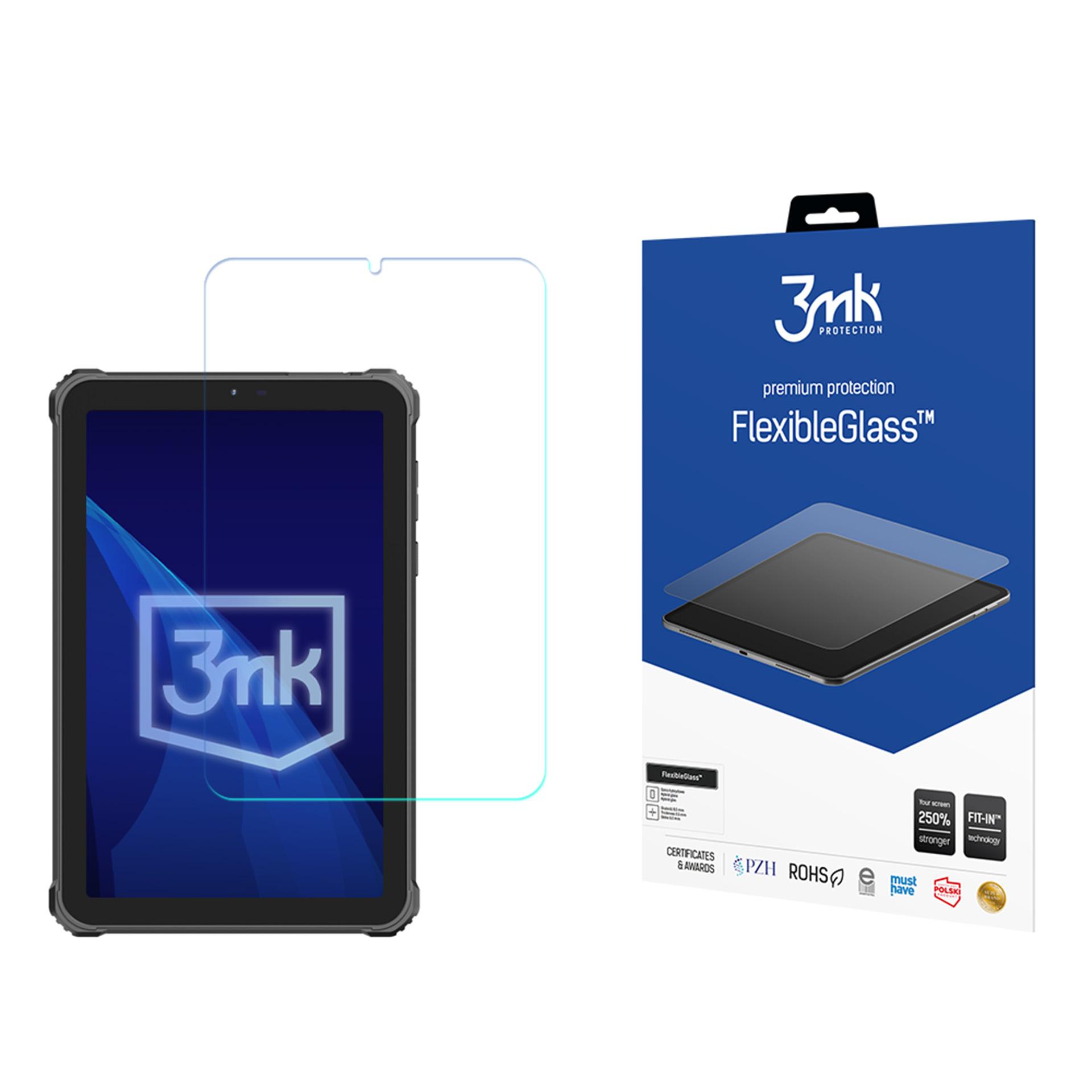 Oukitel RT3 Pro – 3mk FlexibleGlass (enintään 11") tabletin näytönsuoja