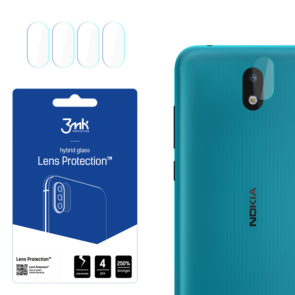 3MK Flexible Glass Lens Nokia 1.3 Kamerasuoja 4 kpl