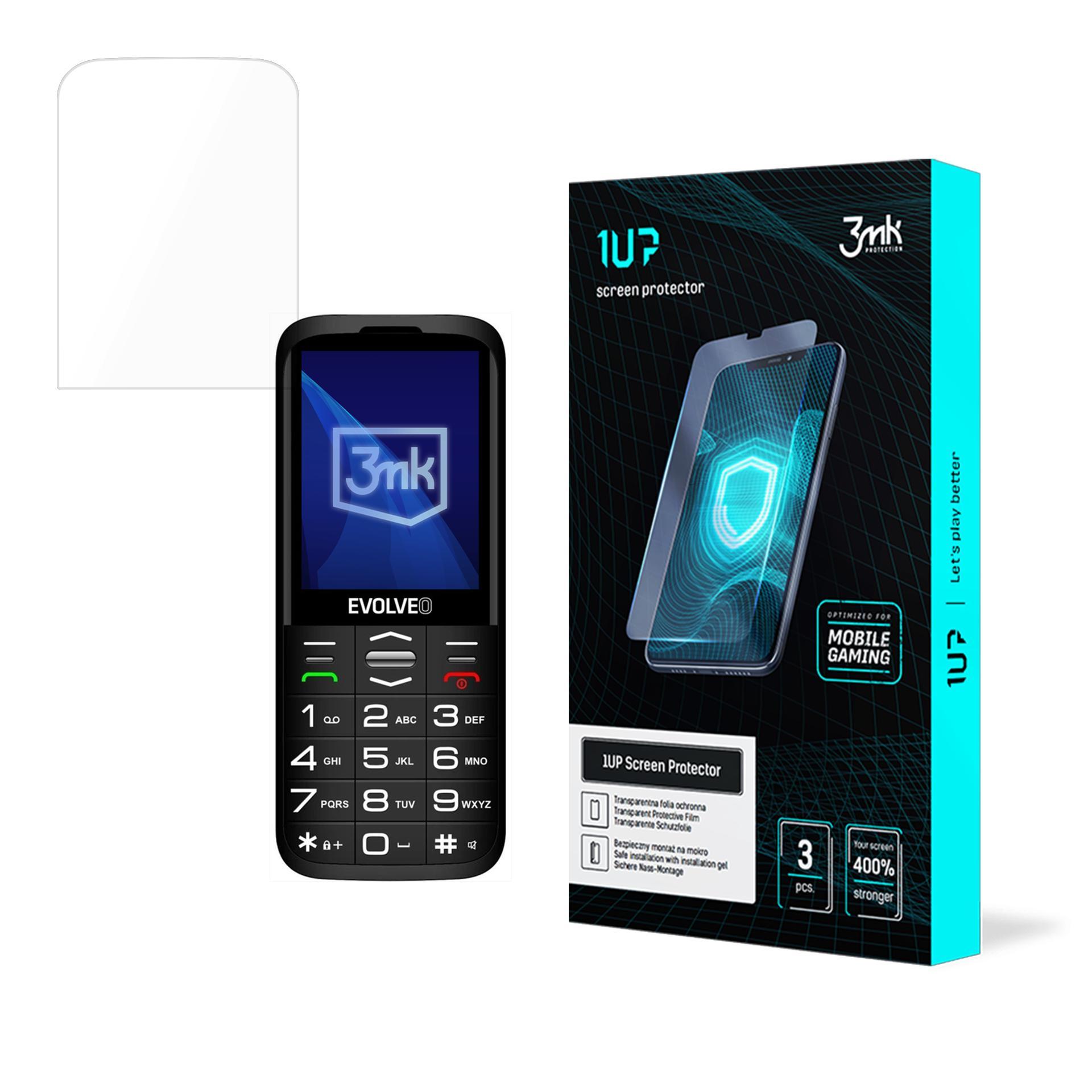 Evolveo EasyPhone XO – 3mk 1UP puhelimen näytönsuoja