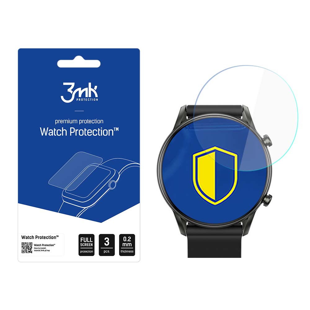 HAYLOU RT2 – 3mk Watch Protection ARC älykellon näytönsuoja
