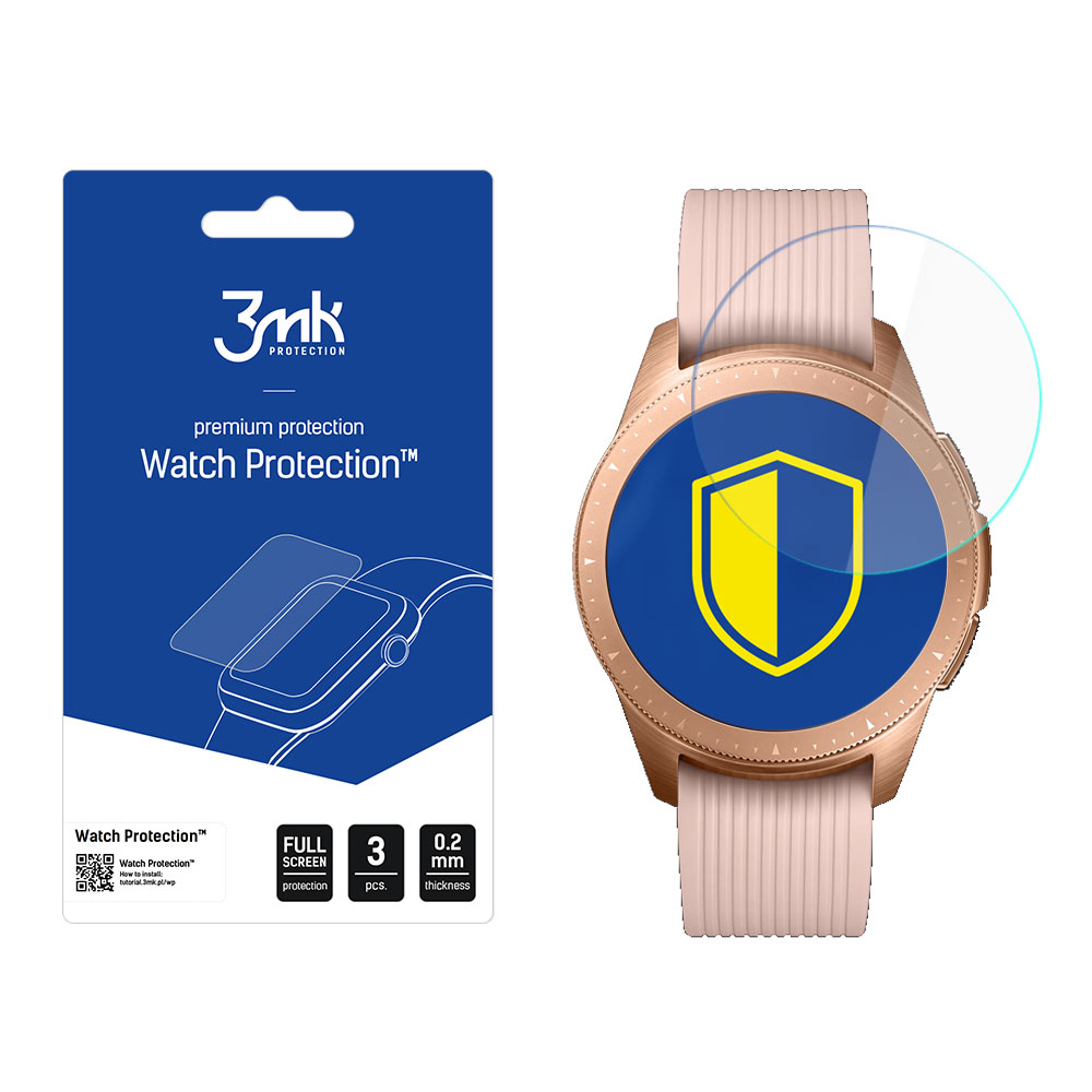 Samsung Galaxy Watch 42mm – 3mk Watch Protection FlexibleGlass älykellon näytönsuoja
