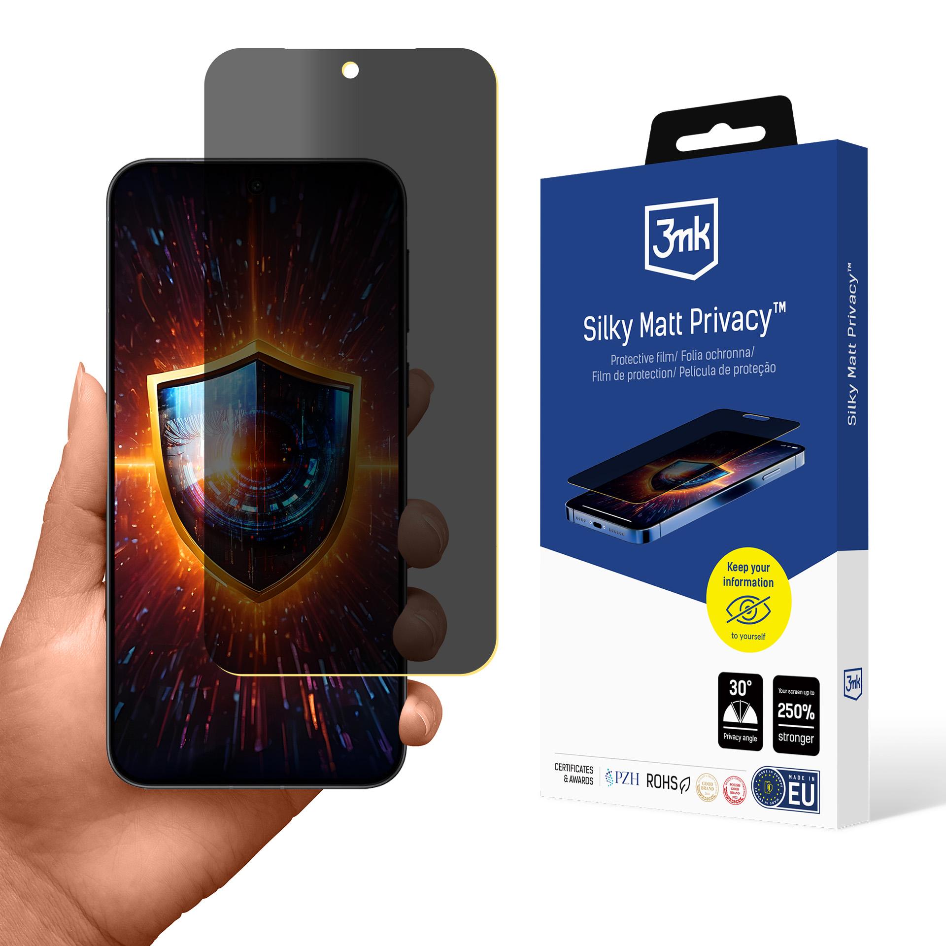 Vivo X200 FE – 3mk Silky Matt Privacy tietosuojakalvo