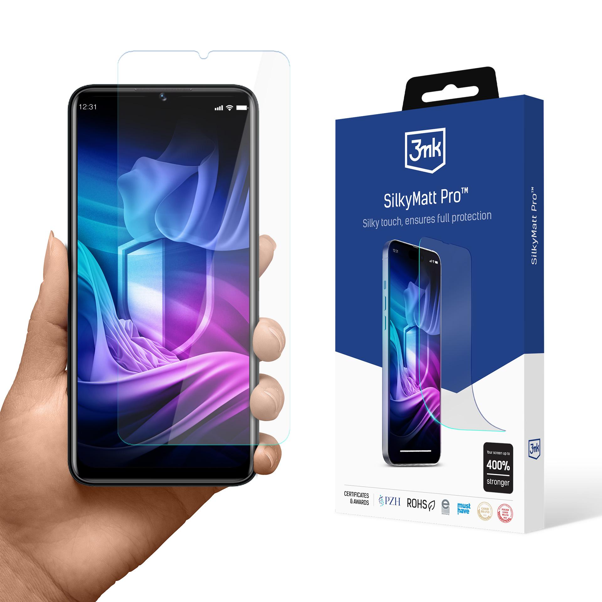 Oukitel C53 – 3mk Silky Matt Pro puhelimen näytönsuoja